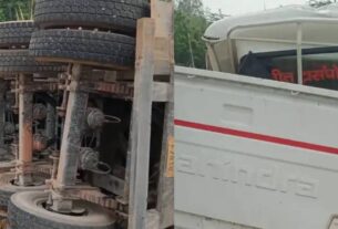 Bolero camper and truck collide