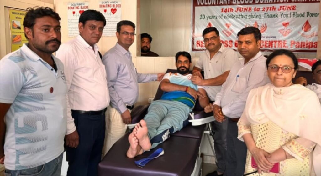 75 youth donated blood in the 31st camp - 2