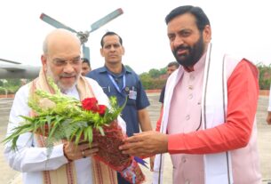 Union Home Minister Amit Shah reached Haryana