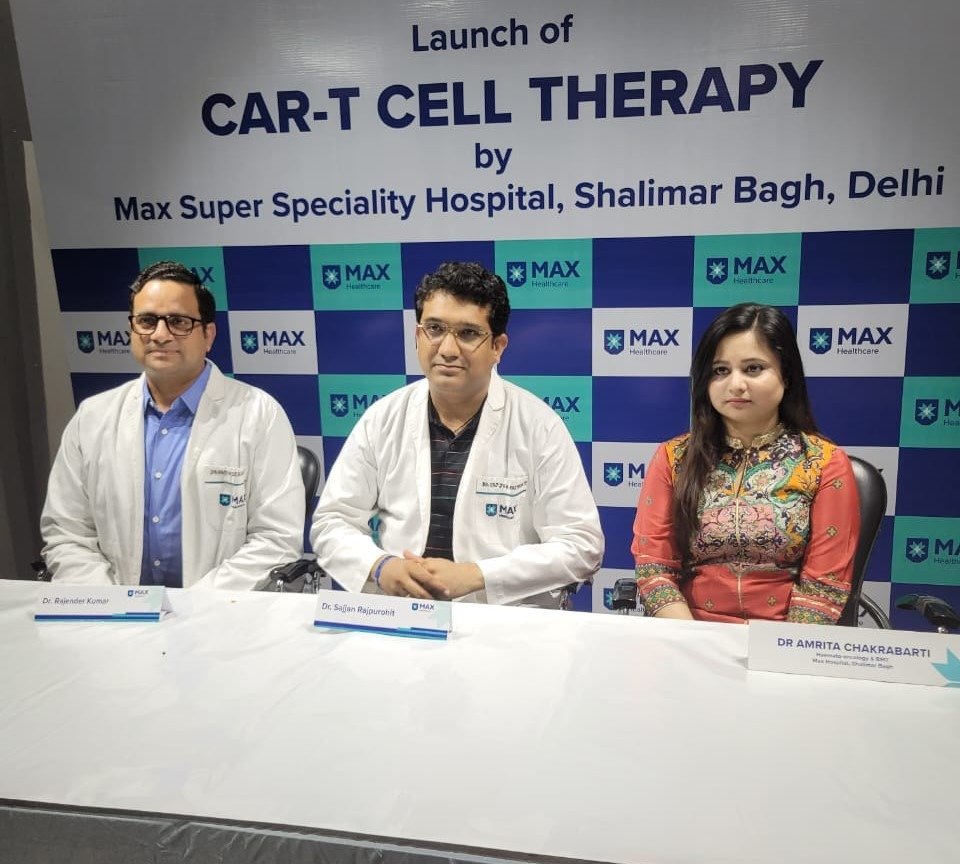 Max Hospital शालीमार बाग ने CAR T-सेल थेरेपी और रेडिक्सैक्ट X-9 टोमोथेरेपी सिस्टम किया लॉन्च 5 Max Hospital Shalimar Bagh -4