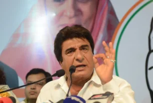 Film actor Raj Babbar