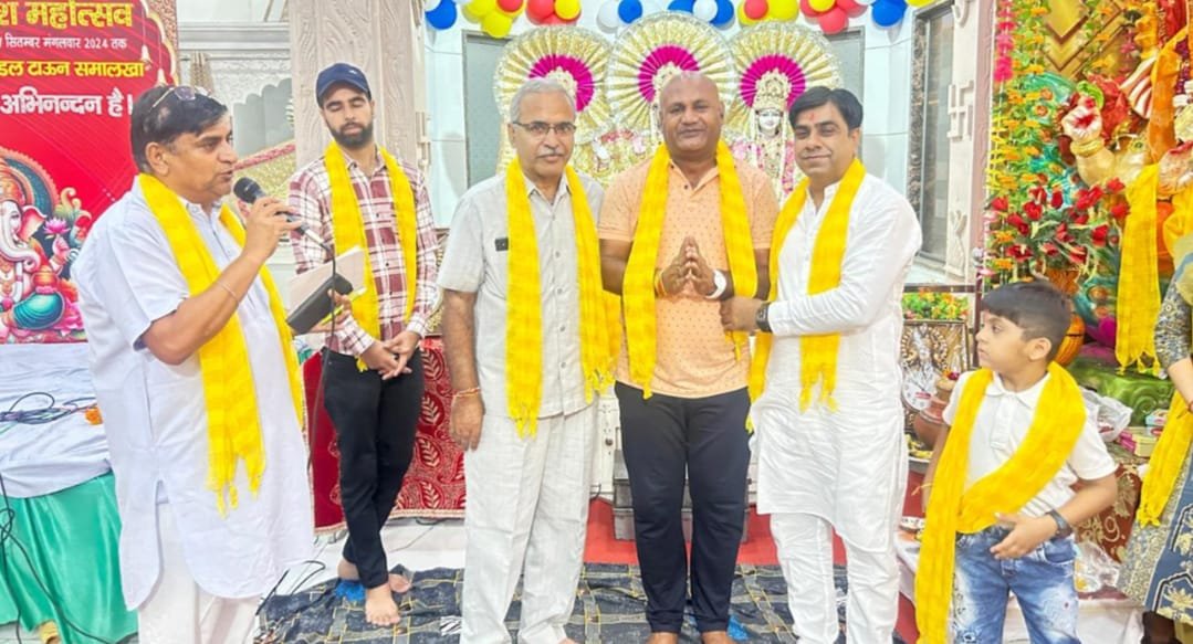 Grand Shri Ganesh festival started at Raghunath temple in Samalkha