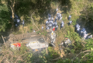 Bus full of children fell into ditch in Haryana