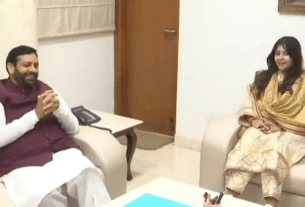 Filmmaker Ekta Kapoor meets CM Saini