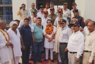 Manmohan Bhadana expressed gratitude for being honored by ex-servicemen