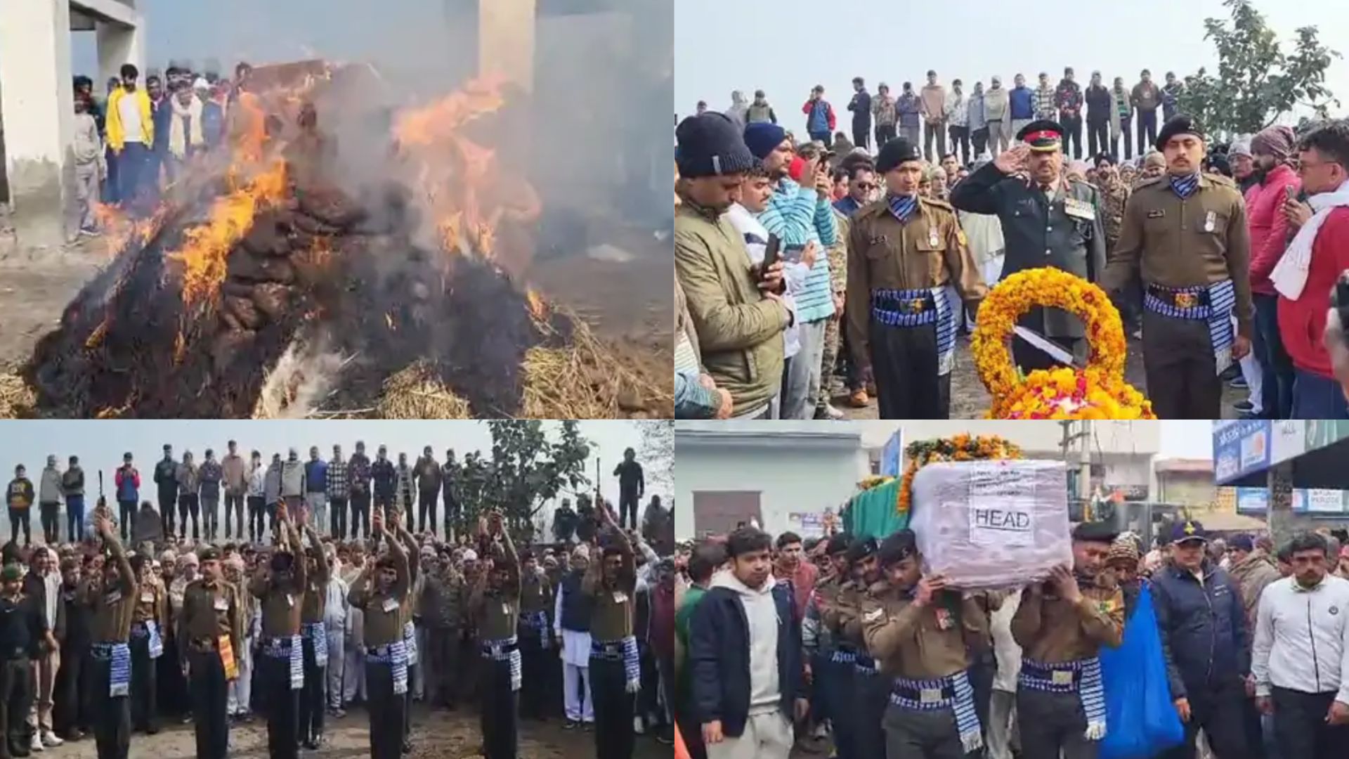 Haryana का जांबाज हवलदार Harvindra असम में शहीद, परिवार में छाया शोक, राजकीय सम्मान से हुआ अंतिम संस्कार