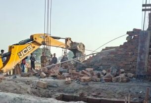 The administration took a tough stand on illegal colonies in Sonipat, two colonies were demolished by bulldozers