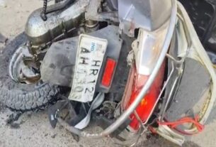 scooty rider dies