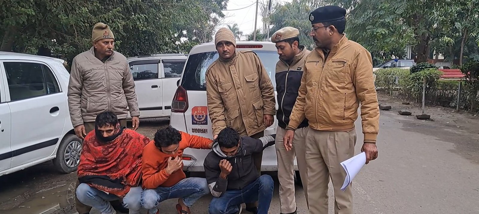 Sonipat में एंबुलेंस के ड्राइवर और सहायक से लूटपाट, तीन युवकों की गिरफ्तारी