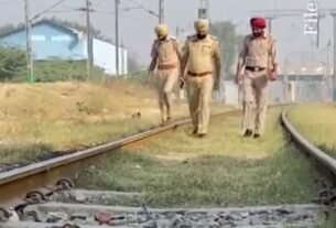 Breaking: Iron angle placed on railway track in Panipat, conspiracy to overturn train exposed