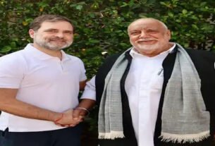 Former MLA of Asandh met Rahul Gandhi: Discussion on strengthening the organization, emphasis on the spirit of 'we'