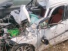 Tragic accident in Panipat: Car collides with truck filled with cement, two killed, one injured