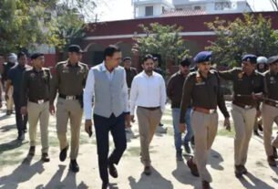 Counting of votes for Panipat Municipal Corporation election at Arya College, 2 layer security in EVM strong room