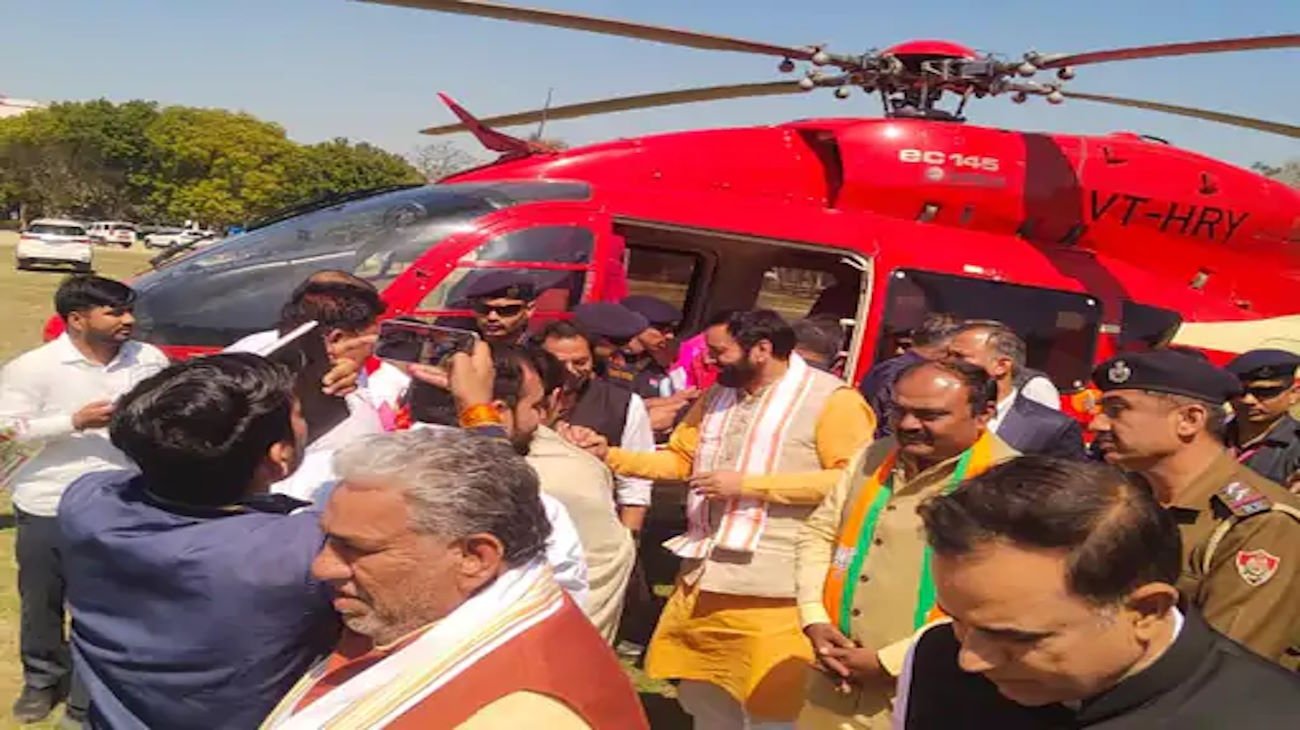 Breaking: Haryana CM Saini reached Panipat, will talk to 8 thousand Panna Pramukhs before the end of campaigning