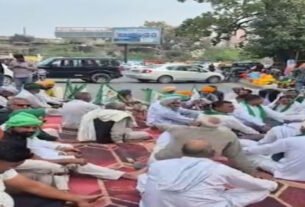 Farmers again opened front against the three agricultural laws, blocked the road in Karnal