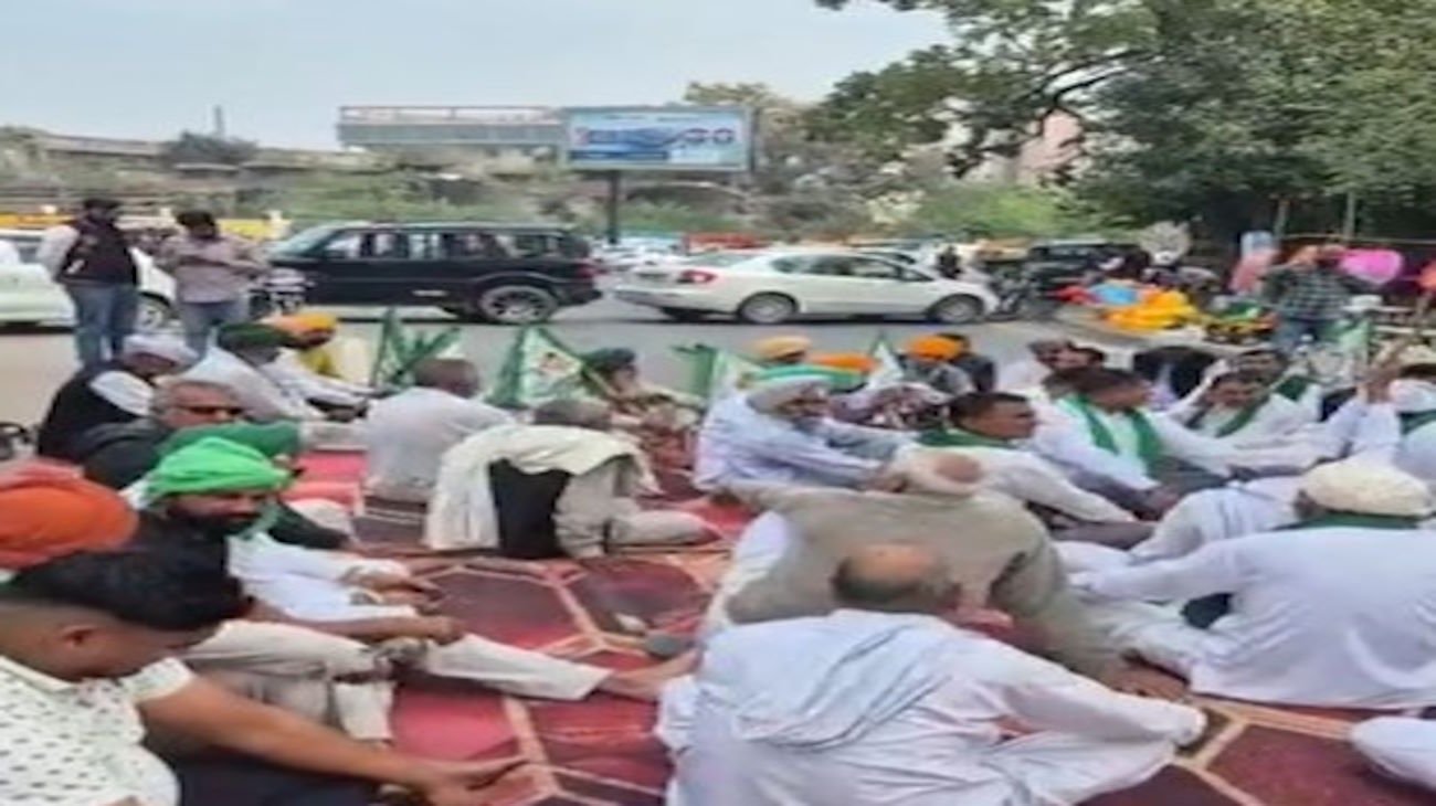 Farmers again opened front against the three agricultural laws, blocked the road in Karnal