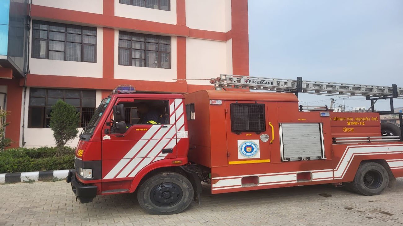 Fire broke out in Sohna court, records of judge's cabin burnt to ashes, questions raised about security