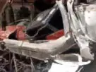 A bus of devotees collided with a parked truck on KGP Highway in Faridabad: 9 injured, including women