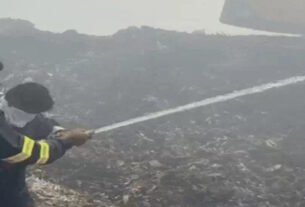 Gurugram: Massive fire at Bandhwari landfill site, operation underway for 15 hours; threat of spreading towards Aravalli