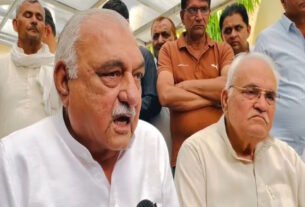 Rohtak: Former Chief Minister Bhupendra Singh Hooda attacks the government, said- "There is a failed government in Haryana, there is deception even on MSP"
