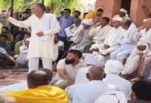 Panipat councilor Randeep Kavi again in controversy, said in the panchayat- 'I am also a scoundrel, but I do not beat women'